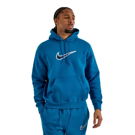 Pánska mikina s kapucňou NIKE M NK CLUB BB HDY NEO VARSITY GREEN ABYSS GREEN ABYSS BLACK