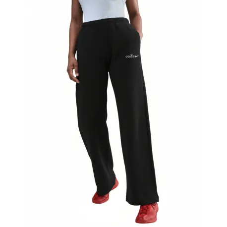 Dámske tepláky NIKE W NSW PHNX FLC STRGHT LEG PNT BLACK