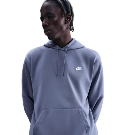 Pánska mikina s kapucňou NIKE M NK CLUB FT PO HOODIE WORLD INDIGO WORLD INDIGO WHITE