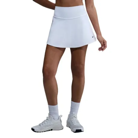 Dámska tréningová sukňa NIKE W NK ONE DF HR SKIRT CPSL SPD WHITE BLACK
