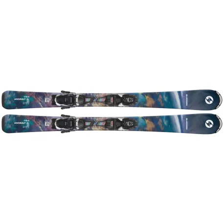Juniorské lyže na zjazdovku - on piste s viazaním BLIZZARD Anomaly JR + FDT JR 4.5, blue orange