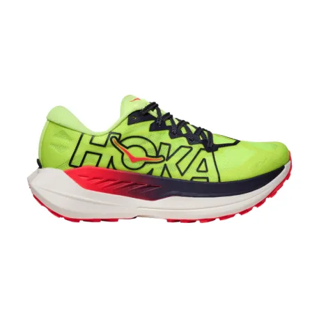 Pánska bežecká trailová obuv HOKA Rocket X Trail M neon yuzu neon flame