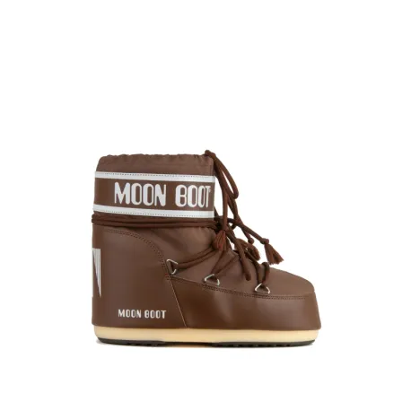Členkové zimné topánky MOON BOOT MB ICON LOW NYLON, M037 COCOA