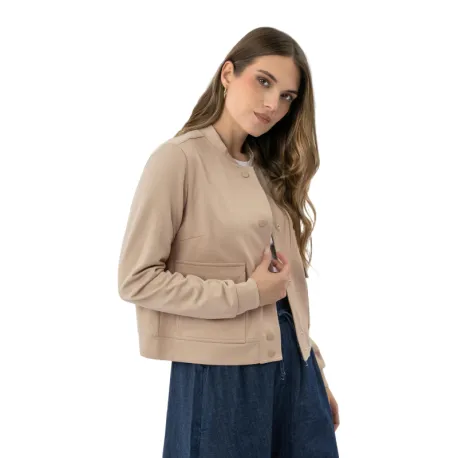 Dámska bunda VOLCANO J-KALIA-BEIGE