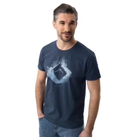 Pánske tričko s krátkym rukávom VOLCANO T-NEX-DENIM