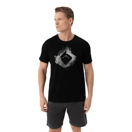 Pánske tričko s krátkym rukávom VOLCANO T-NEX-BLACK