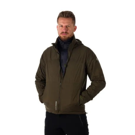 Pánska tréningová bunda s kapucňou NORTHFINDER NORTHKIT-BU-32682SII-army
