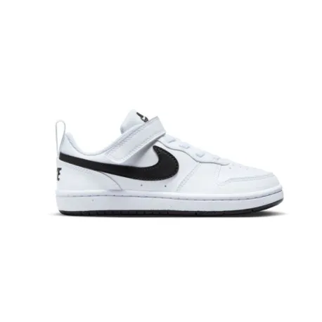 Detská rekreačná obuv NIKE Court Borough Low Recraft K white black
