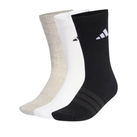 Ponožky ADIDAS 3PACK-C ESS CRW 3P MGREYH WHITE BLACK