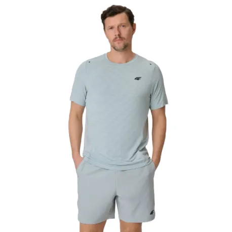 Pánske bežecké tričko s krátkym rukávom 4F TSHIRT FNK M1775-47S-MINT