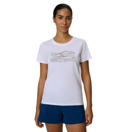 Dámske turistické tričko s krátkym rukávom 4F TSHIRT F2785-10S-WHITE