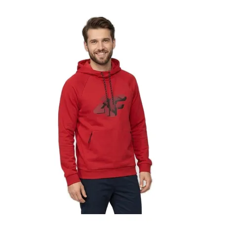 Pánska mikina s kapucňou 4F SWEATSHIRT M2241-62S-RED