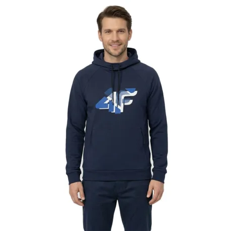 Pánska mikina s kapucňou 4F SWEATSHIRT M2241-31S-NAVY