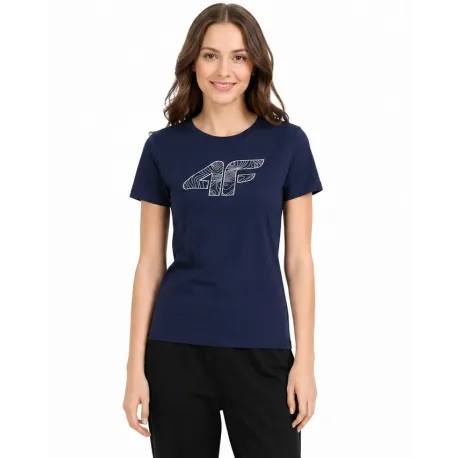 Dámske tričko s krátkym rukávom 4F TSHIRT F3309-31S-NAVY