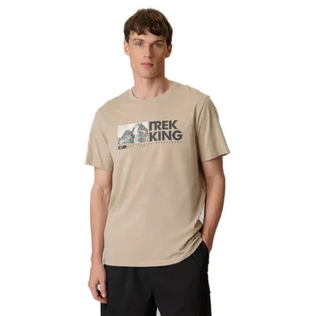 Pánske tričko s krátkym rukávom 4F TSHIRT M3321-83S-BEIGE
