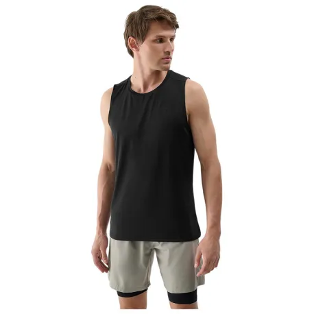 Pánske tréningové tielko 4F SLEEVELESS FNK M0744-20S-DEEP BLACK
