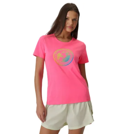 Dámske tričko s krátkym rukávom 4F TSHIRT F2718-55S-HOT PINK
