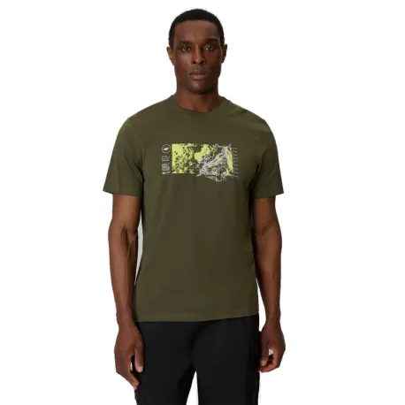 Pánske tričko s krátkym rukávom 4F TSHIRT M2823-43S-KHAKI