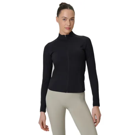 Dámska tréningová mikina so zipsom 4F SWEATSHIRT FNK F0850-20S-DEEP BLACK