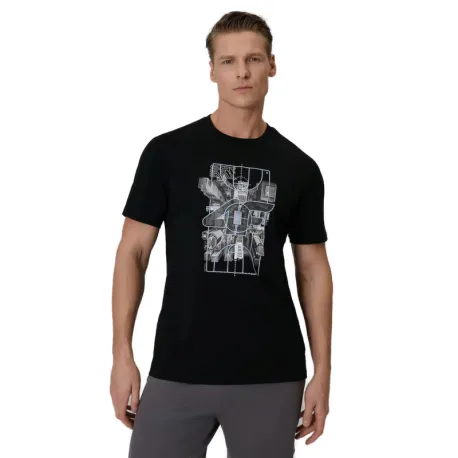 Pánske tričko s krátkym rukávom 4F TSHIRT M2664-20S-DEEP BLACK
