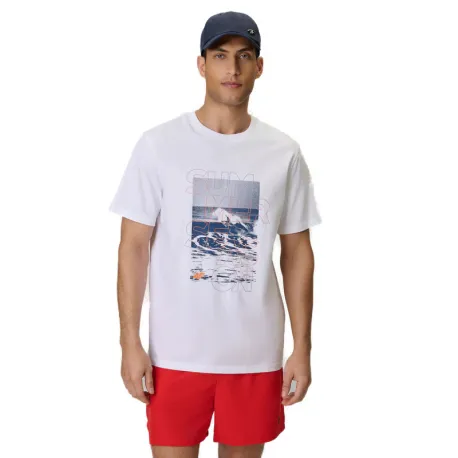 Pánske tričko s krátkym rukávom 4F TSHIRT M2783-10S-WHITE