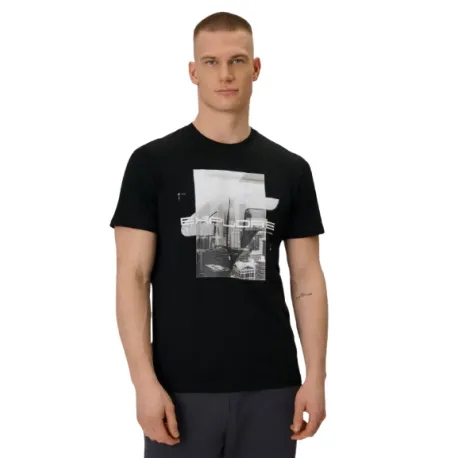 Pánske tričko s krátkym rukávom 4F TSHIRT M2660-20S-DEEP BLACK
