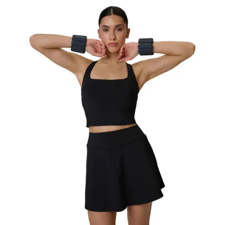 Dámsky top s podprsenkou 4F SLEEVELESS FNK F0751-20S-DEEP BLACK