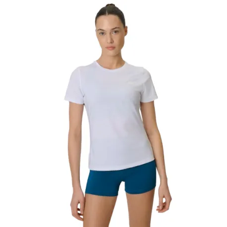 Dámske tréningové tričko s krátkym rukávom 4F TSHIRT FNK F1846-10S-WHITE