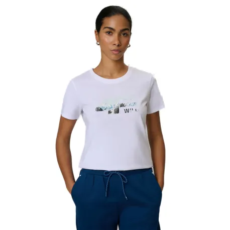 Dámske turistické tričko s krátkym rukávom 4F TSHIRT F2775-10S-WHITE