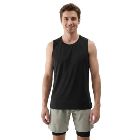 Pánske tréningové tielko 4F SLEEVELESS FNK M0911-20S-DEEP BLACK