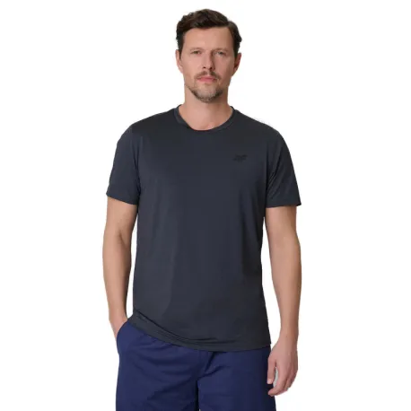 Pánske tréningové tričko s krátkym rukávom 4F TSHIRT FNK M2140-21M-BLACK MELANGE