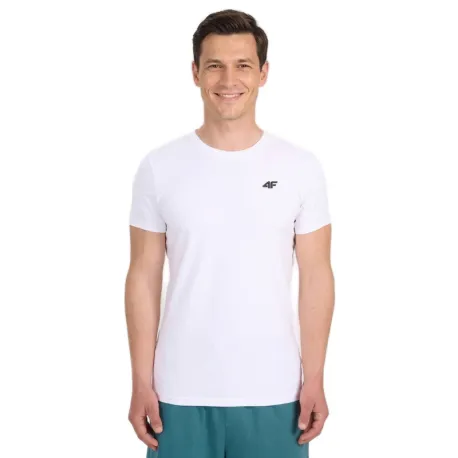 Pánske tričko s krátkym rukávom 4F TSHIRT M3340-10S-WHITE