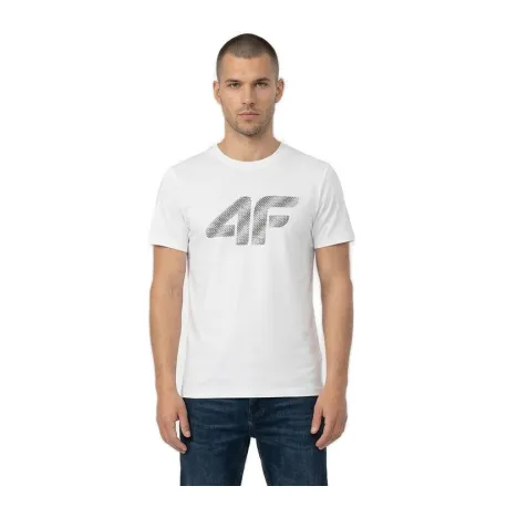 Pánske tričko s krátkym rukávom 4F TSHIRT M3342-10S-WHITE