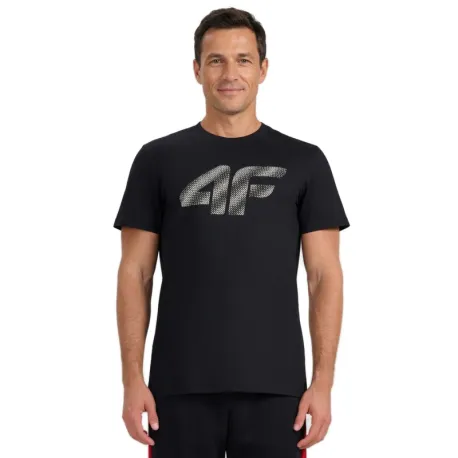 Pánske tričko s krátkym rukávom 4F TSHIRT M3342-020S-DEEP BLACK