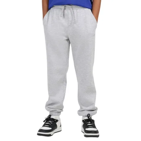 Chlapčenské tepláky 4F JUNIOR TROUSERS CAS M1188-25M-GREY MELANGE