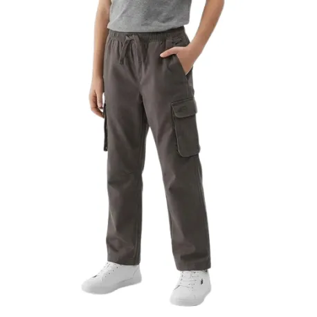 Chlapčenské nohavice 4F JUNIOR TROUSERS CAS M1435-22S-ANTHRACITE