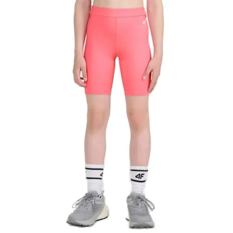 Dievčenské tréningové kraťasy 4F JUNIOR SHORT TIGHTS FNK F099-54S-PINK