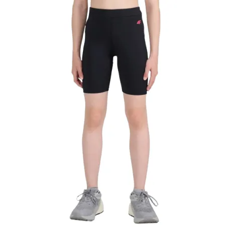 Dievčenské tréningové kraťasy 4F JUNIOR SHORT TIGHTS FNK F099-20S-DEEP BLACK