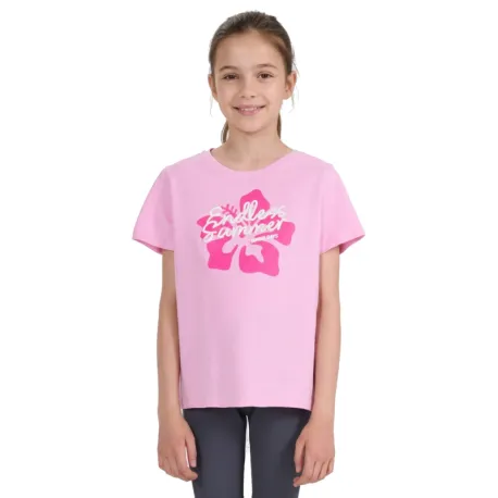 Dievčenské tričko s krátkym rukávom 4F JUNIOR TSHIRT F2938-56S-LIGHT PINK