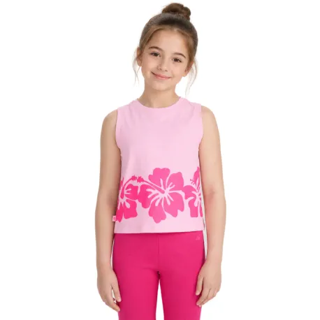 Dievčenské tričko bez rukávov 4F JUNIOR SLEEVELESS F263-56S-LIGHT PINK