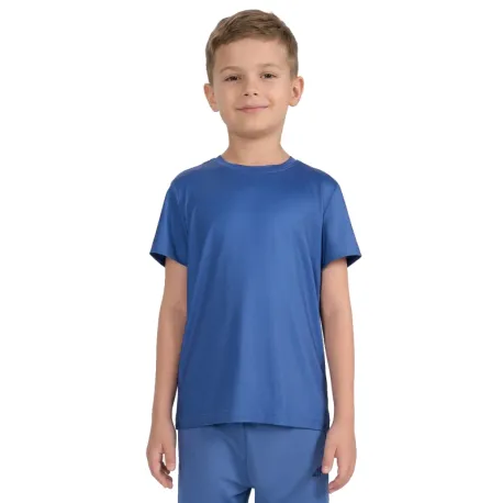 Chlapčenské tréningové tričko s krátkym rukávom 4F JUNIOR TSHIRT FNK M1966-31S-NAVY