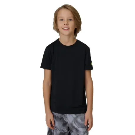 Chlapčenské tréningové tričko s krátkym rukávom 4F JUNIOR TSHIRT FNK M1966-20S-DEEP BLACK