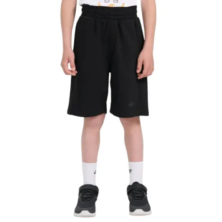 Chlapčenské kraťasy 4F JUNIOR SHORTS CAS M784-20S-DEEP BLACK