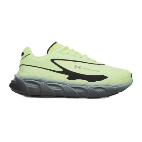Pánska bežecká obuv UNDER ARMOUR UA Halo Runner SE M fade green black metallic silver