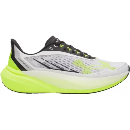 Pánska bežecká obuv UNDER ARMOUR UA Velociti Distance M white high vis yellow high vis yellow