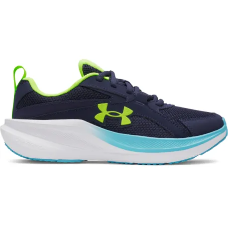 Chlapčenská športová obuv (tréningová) UNDER ARMOUR UA BGS Assert 11 Jr midnight navy blue blur hyper green
