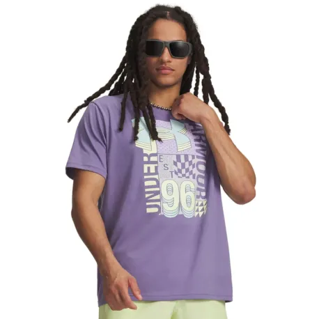 Pánske tričko s krátkym rukávom UNDER ARMOUR UA M LOGO COLLAGE SS-PPL