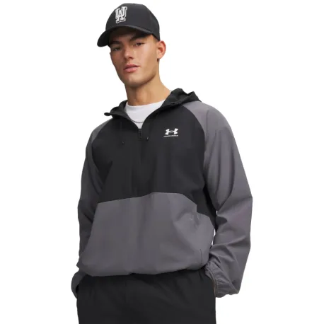 Pánska tréningová bunda UNDER ARMOUR UA Vibe Woven Anorak-GRY