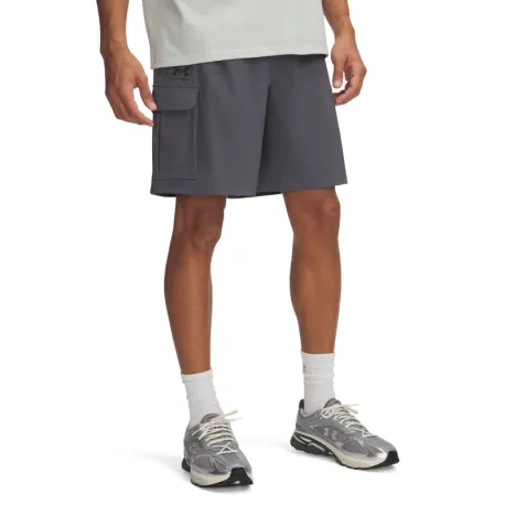 Pánske kraťasy UNDER ARMOUR UA Vibe Woven Cargo Short-GRY