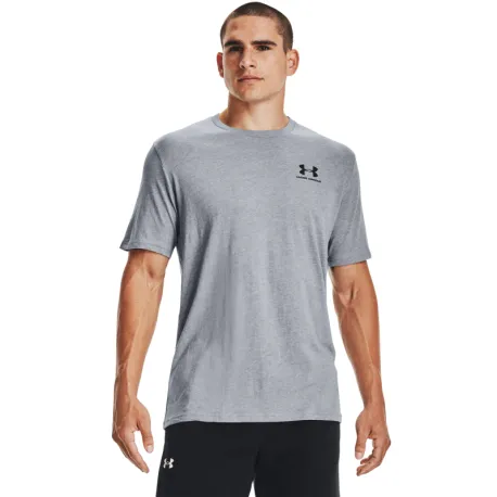 Pánske tričko s krátkym rukávom UNDER ARMOUR UA M SPORTSTYLE LC SS-GRY